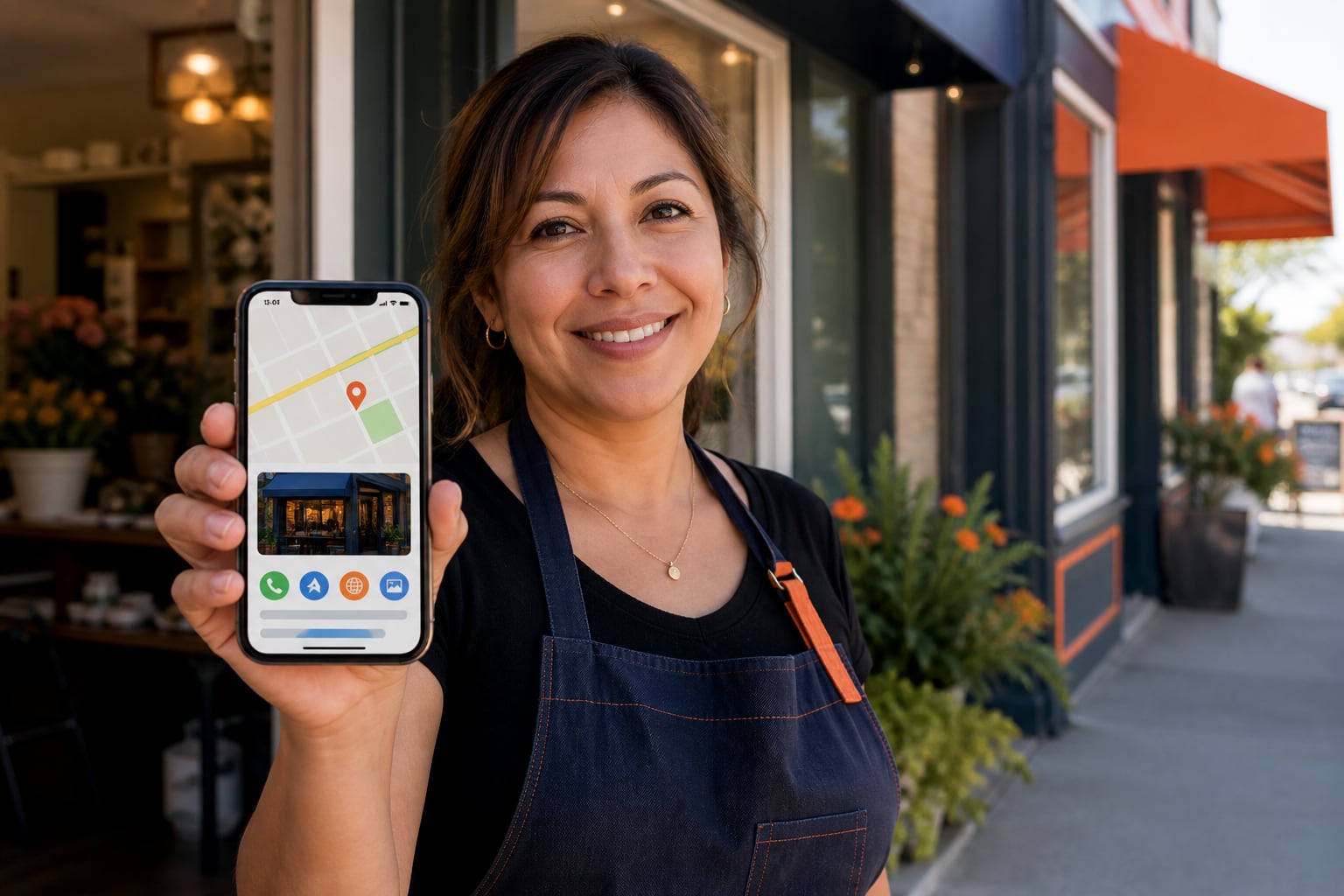 Local storefront presence example