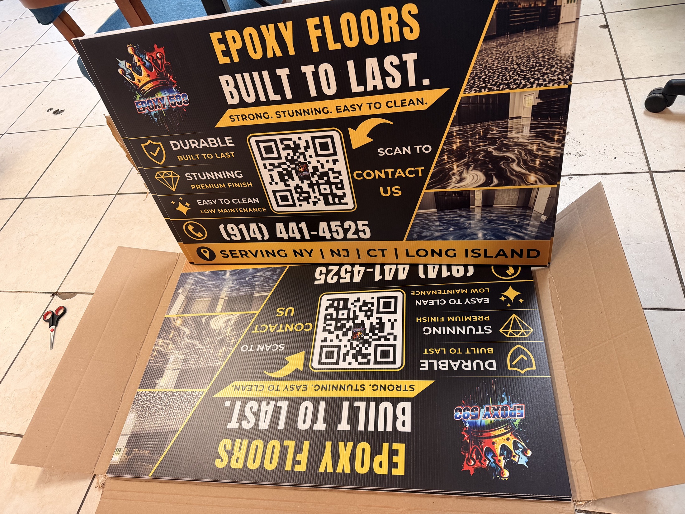 Corrugated print production example